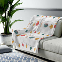 Thumbnail for Christmas Lights Plush Blanket Throw