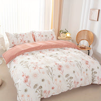 Thumbnail for 3Piece Floral Duvet Cover Set