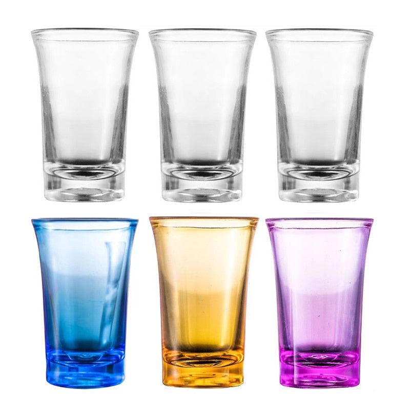 6 PCS Shot Glass - Plastic Spirits Cup - Casatrail.com