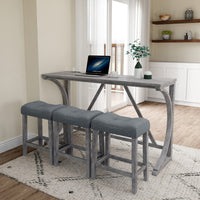 Thumbnail for Bar Table Set With Power Outlet