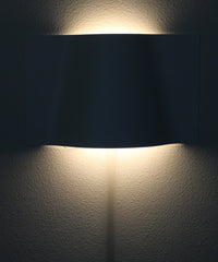 Thumbnail for Surface Wave Alluring Curved Metal LED Wall Light