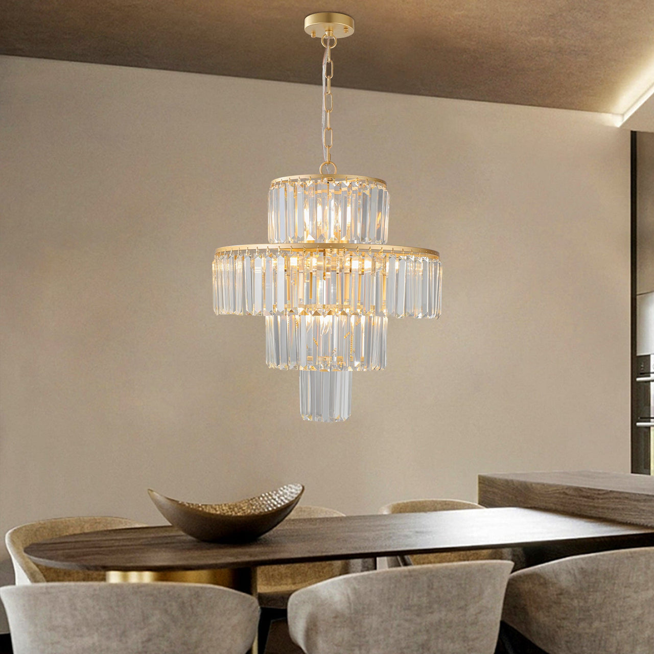 Crystal Chandelier Modern Lights Fixture