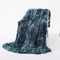 Thumbnail for Warm & Fluffy Throw Blanket with Faux Fur