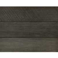 Thumbnail for Contemporary Three-Tone Gray Finish Nightstand Perched Atop Metal Legs Acacia Veneer Modern Bedroom Furniture