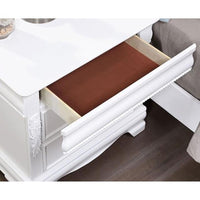 Thumbnail for Classic White Color 1pc Nightstand, 2-Drawers