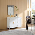 Sideboard Buffet Cabinet With 3 Doors And Removable Shelves