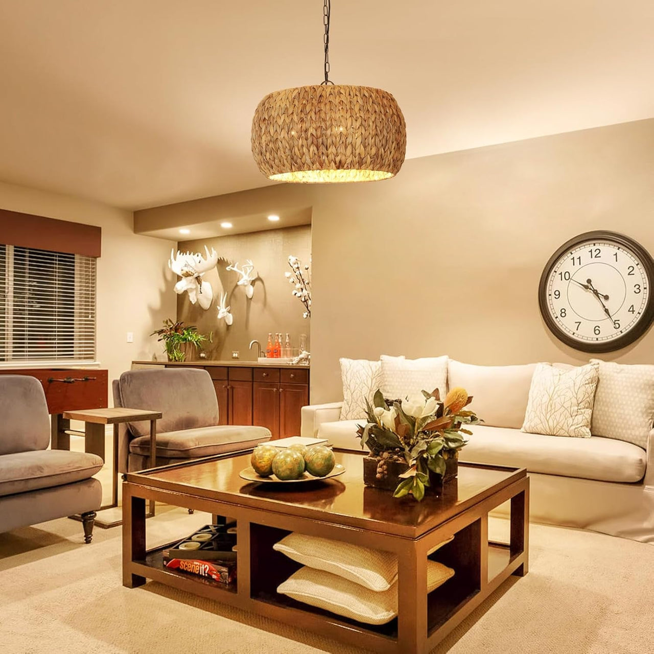 5-Light Boho Chandelier Light
