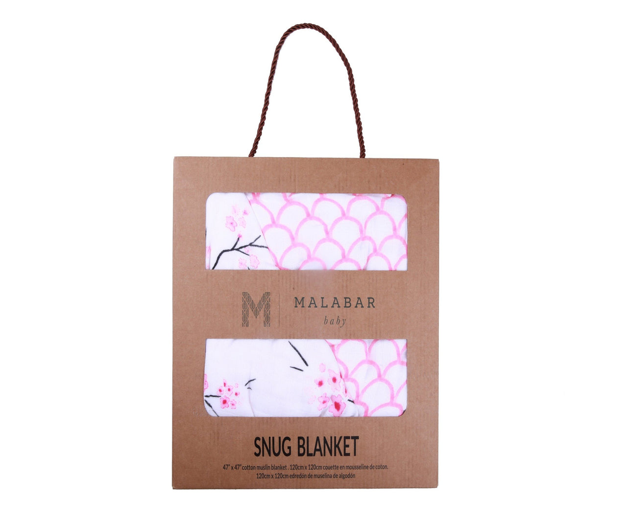 Organic Snug Blanket - Cherry Blossom