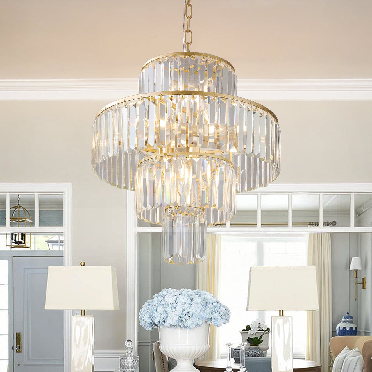 Crystal Chandelier Modern Lights Fixture