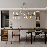 Thumbnail for Black & Golden Modern Chandelier Light Fixture