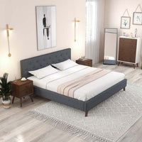 Thumbnail for Graceville King Fabric Platform Bed