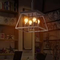 Thumbnail for 4-Light Vintage Antique Chandeliers Light Fixture