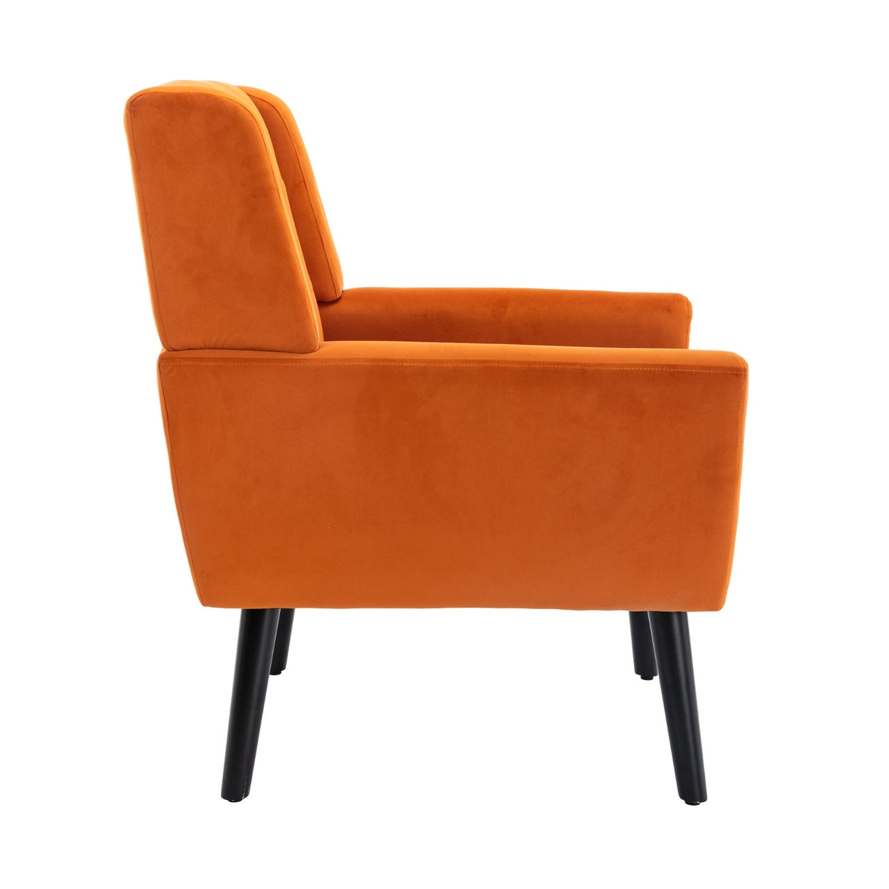 Modern Soft Velvet Ergonomic Accent Chair For Living Room