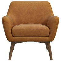 Thumbnail for Panom Tan Leather Lounge Chair