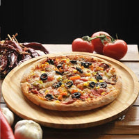 Thumbnail for Bamboo Round Platter For pizza / Barbecue / Steak