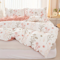 Thumbnail for 3Piece Floral Duvet Cover Set