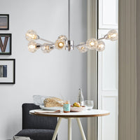 Thumbnail for 9 Lights Chrome Chandelier for Living Room