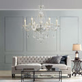 6-Light Modern Crystal Chandelier
