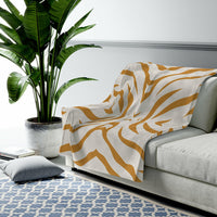 Thumbnail for Leopard Stripes Plush Throw