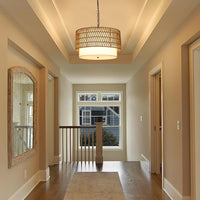 Thumbnail for 5-Light Rattan Boho Chandelier