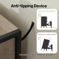 Thumbnail for Wood Dresser With 6 Drawers