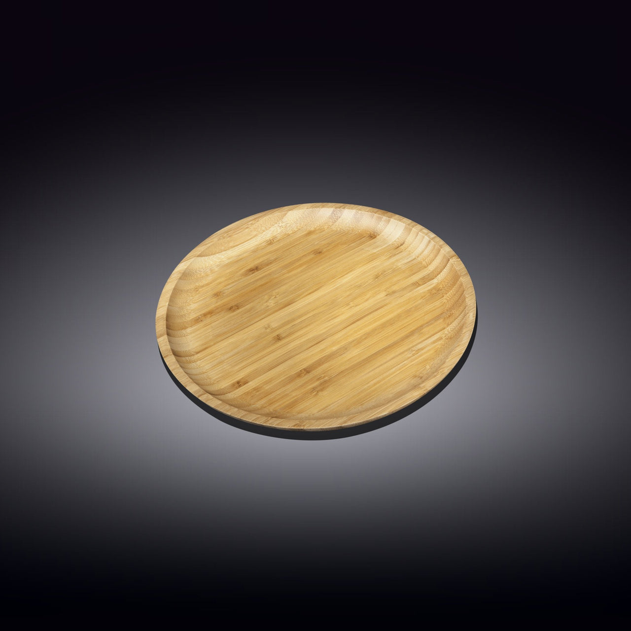 Bamboo Round Plate For Appetizers