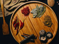 Thumbnail for Bamboo Round Platter For pizza / Barbecue / Steak