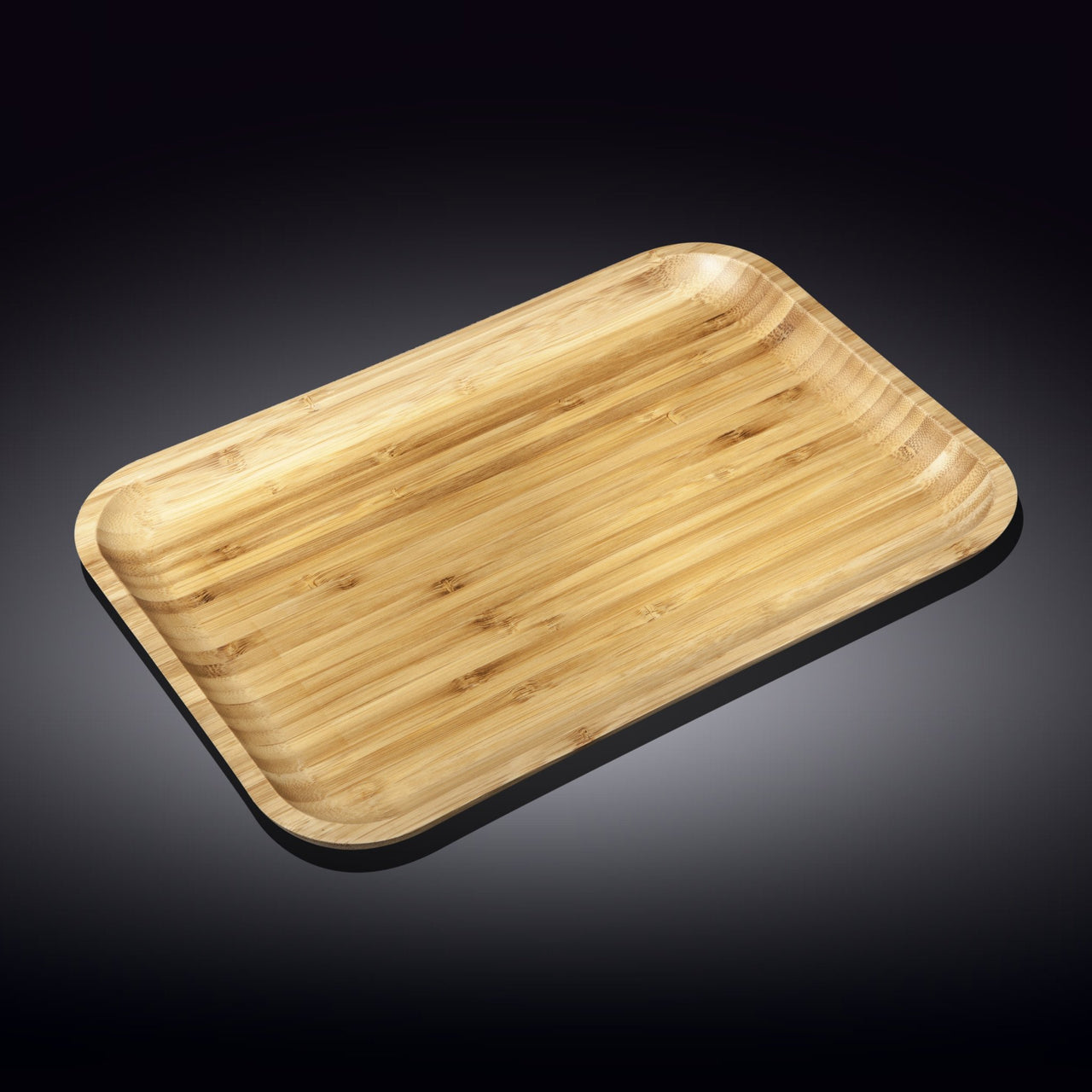 Bamboo Platter For Appetizers / Barbecue / Burger