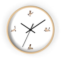 Thumbnail for Cat Doing Yoga Wall clock