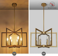 Thumbnail for 6-Light Gold Pendant Light