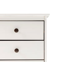 Thumbnail for Classic 3-Drawer Solid Wood Nightstand - White