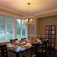 Thumbnail for 6-Light Gold Pendant Light