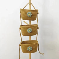 Thumbnail for Wall-mounted Storage Basket Dormitory Room Storage Rack