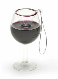 Thumbnail for Red Wine Hand-Crafted Glass Ornament