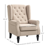 Thumbnail for Wingback Accent Chair For Living Room