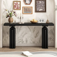 Thumbnail for Chic, Elegant and Luxurious Acacia Veneer Console Table