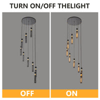Thumbnail for Modern Industrial Multi-Light Pendant Chandelier