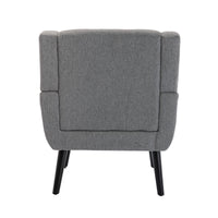 Thumbnail for Modern Soft Linen Ergonomic Accent Chair
