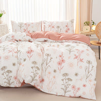 Thumbnail for 3Piece Floral Duvet Cover Set