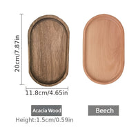 Thumbnail for Elegant MultiPurpose Wooden Tray for Serving Snacks