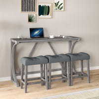 Thumbnail for Bar Table Set With Power Outlet