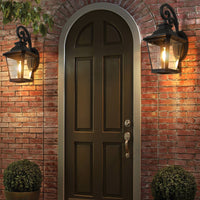 Thumbnail for Black Waterproof Outdoor Wall Lanterns 2-Pack