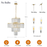 Thumbnail for Crystal Chandelier Modern Lights Fixture