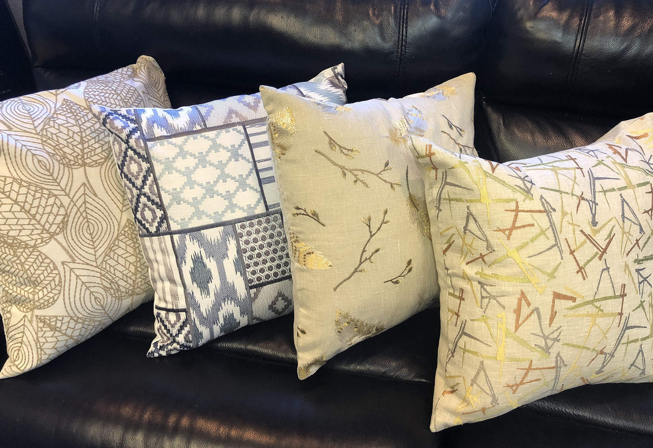 Crestmont Decorative Embroidered Pillow Covers/Cases - 0 Set of 2