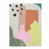 Thumbnail for Abstract Vase Blanket Plush Throw