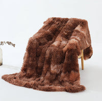 Thumbnail for Warm & Fluffy Throw Blanket with Faux Fur