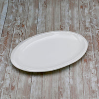 Thumbnail for White Oval Plate / Platter