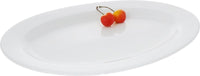Thumbnail for Rolled Rim White Oval Plate / Platter