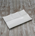 White Rectangle Divided Platter