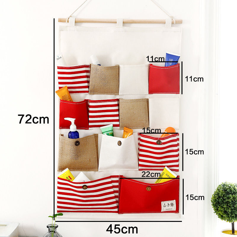 Fabric Wall Hanging Bag For Storage